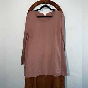 j.jill Mauve Tunic Sweater